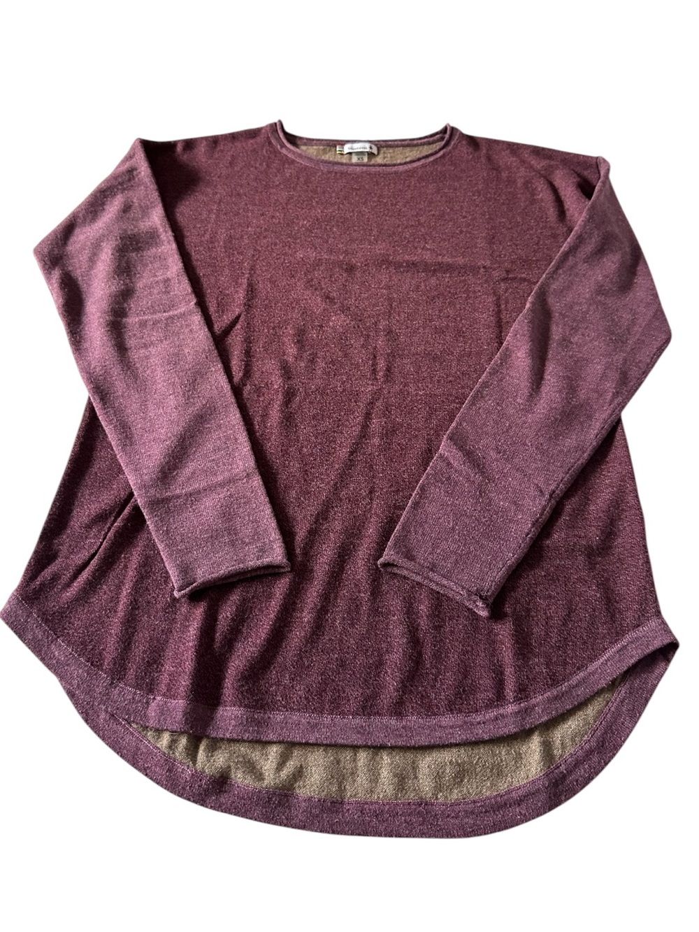 Smartwool Shadow Pine Wool Blend Colorblock Crew Sweater XS - Picture 4 of 13